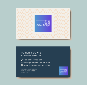 Business Card - Only Cool Sign and Print